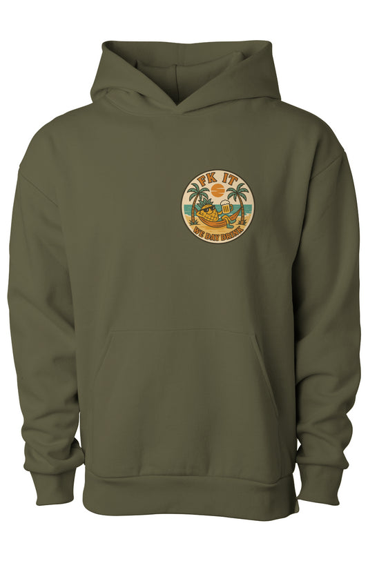Fk it front 1 Pullover Hooded Sweatshirt